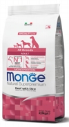 MONGE ALL BREEDS ADULT MANZO  2,5 KG